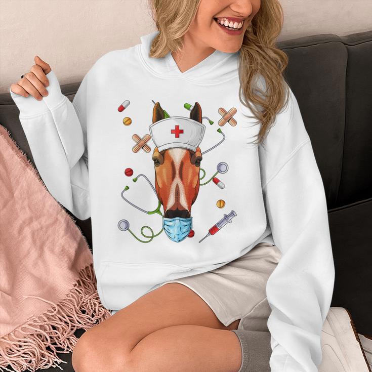 Horse Nurse RN ER Nursing School Graduation Unisex Hoodie