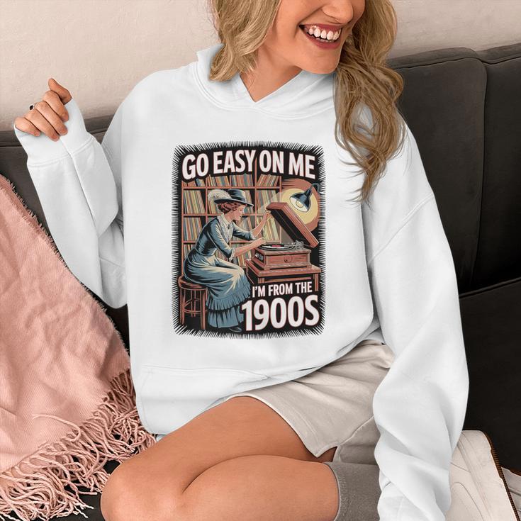 I'm From The 1900s Vinyl Record Lover For Women Premium Unisex Hoodie