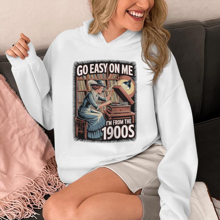 I'm From The 1900s Vinyl Record Lover For Women Raglan Baseball Tee Unisex Hoodie