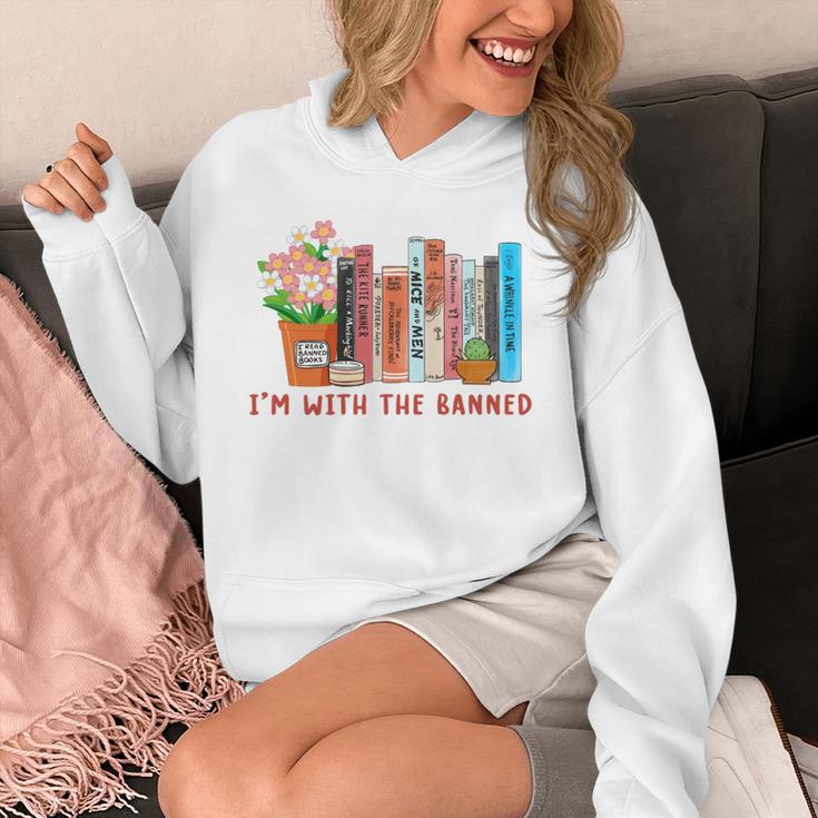 I'm With The Banned Books – Book Lover Librarian Reading Unisex Hoodie I'm With The Banned Books – Book Lover Librarian Reading Unisex Hoodie