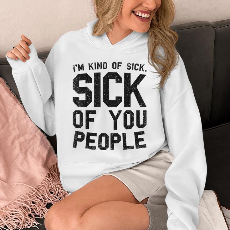 Introvert Men Women Sarcastic Saying Sick Of People Unisex Hoodie Introvert Men Women Sarcastic Saying Sick Of People Unisex Hoodie