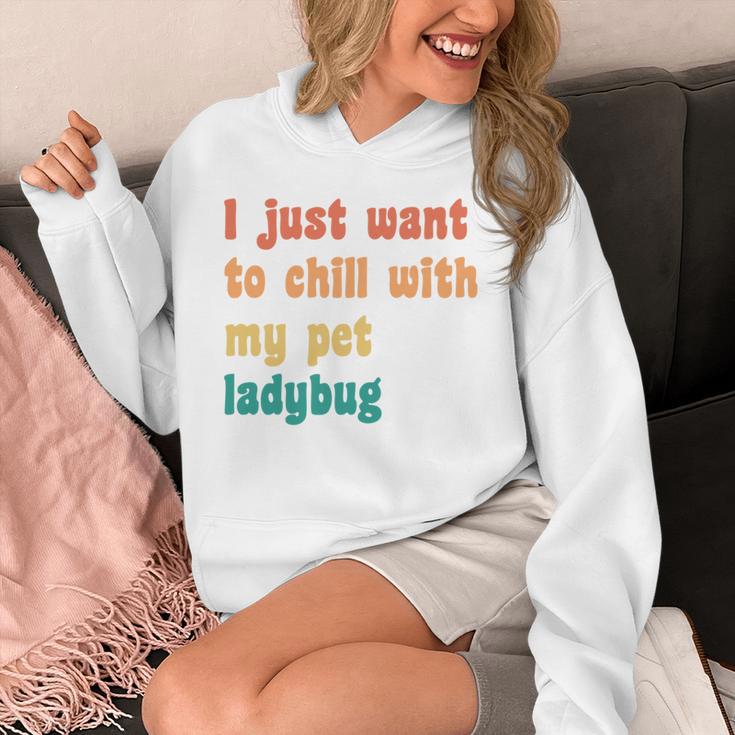 Introvert Pet Ladybug Mom Unisex Hoodie Introvert Pet Ladybug Mom Unisex Hoodie