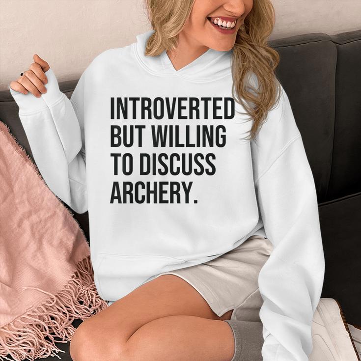 Introverted Archer Archery Introvert Unisex Hoodie Introverted Archer Archery Introvert Unisex Hoodie