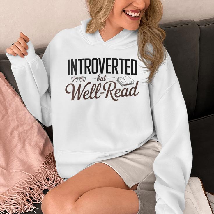 Introverted But Well-Read Book Lover Unisex Hoodie Introverted But Well-Read Book Lover Unisex Hoodie