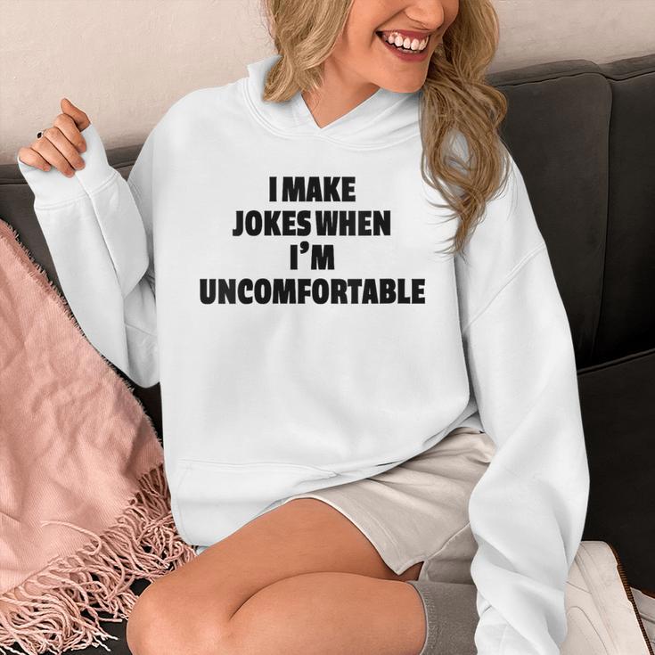 I Make Jokes When Im Uncomfortable Sarcastic Introvert Unisex Hoodie I Make Jokes When Im Uncomfortable Sarcastic Introvert Unisex Hoodie