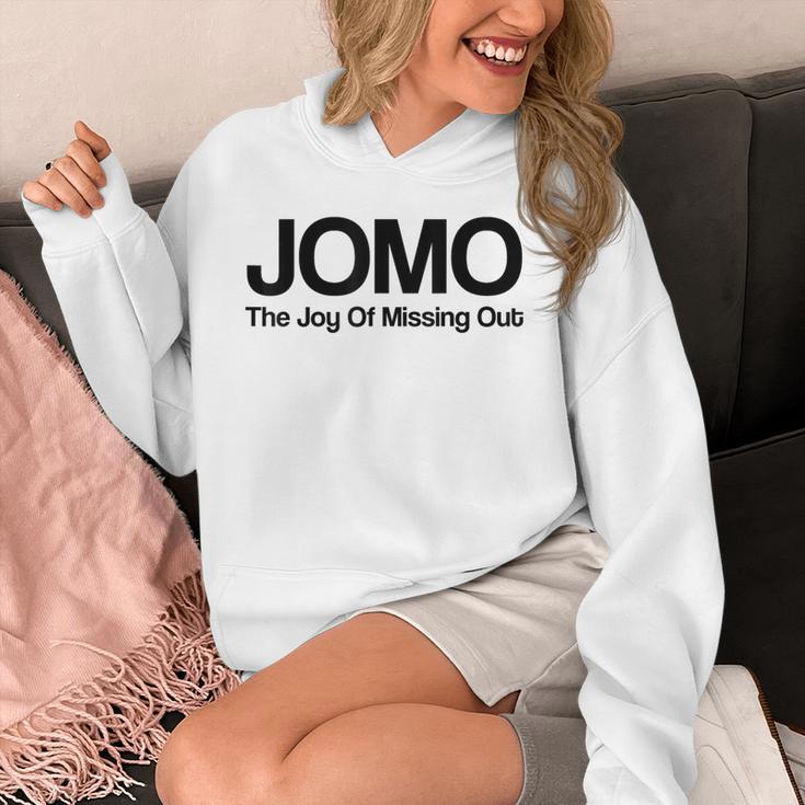 JOMO Joy Of Missing Out Fomo Fear Cozy Introvert Joke Unisex Hoodie JOMO Joy Of Missing Out Fomo Fear Cozy Introvert Joke Unisex Hoodie