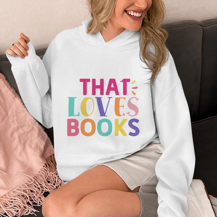 Just a Girl Who Loves Books Reader Girls Bookish Women Unisex Hoodie
