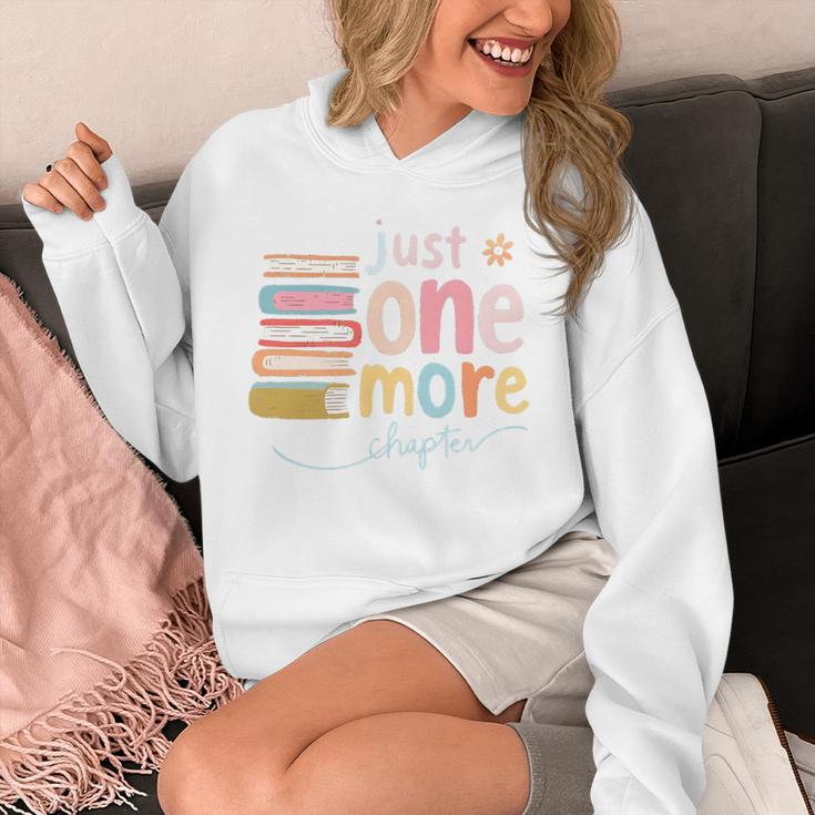 Just One More Chapter Artistic Pastel Book Lover Vibe Unisex Hoodie