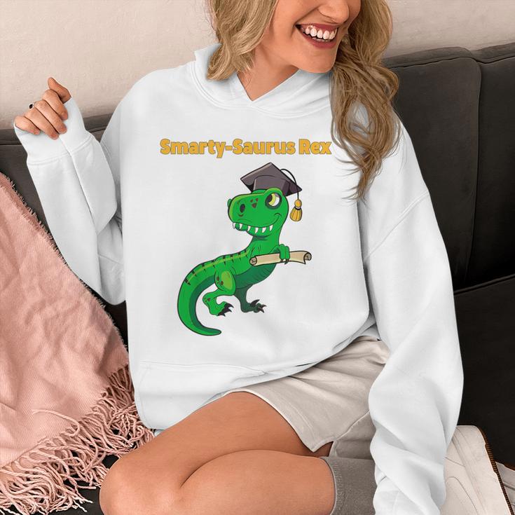 Kids Cute Graduation Dinosaur Smarty Saurus Kinder VPK Pre-k Grad Unisex Hoodie