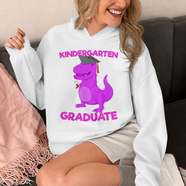 Kids Kindergarten Graduation Idea For Girls Dinosaur Unisex Hoodie
