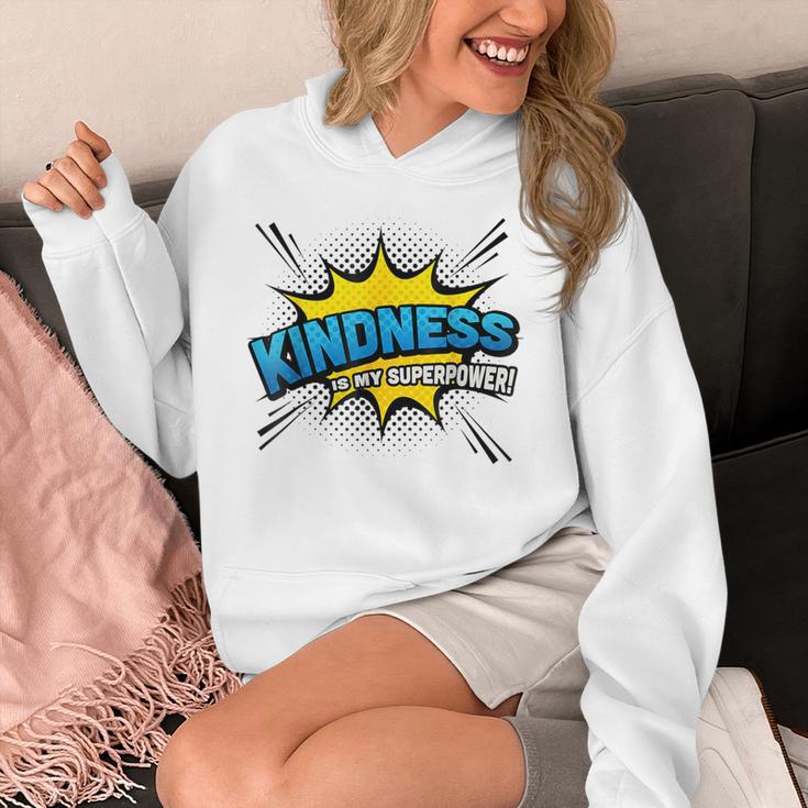 Kindness Is My Superpower Retro Comic Book T-Shirt Unisex Hoodie