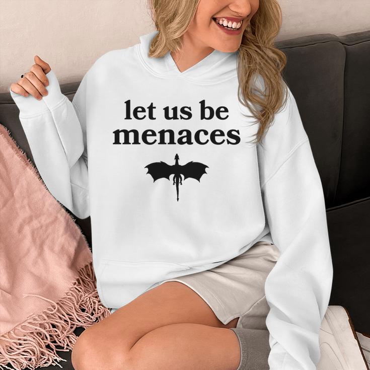 Let Us Be Menaces Dragon Book Lover Unisex Hoodie
