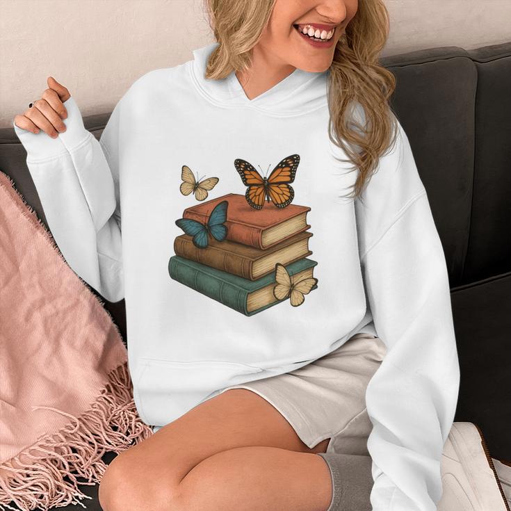 Life Is Better With Butterflies And Books Cute Butterfly Unisex Hoodie Life Is Better With Butterflies And Books Cute Butterfly Unisex Hoodie