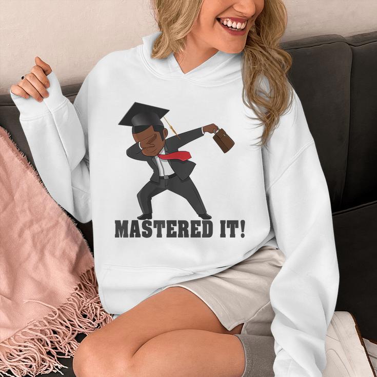 Masters Graduation Mastered It Dabbing Man Tee Unisex Hoodie