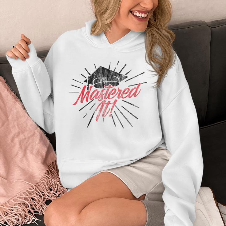 Master's Graduation Shirt For Men And Women Mastered It Unisex Hoodie
