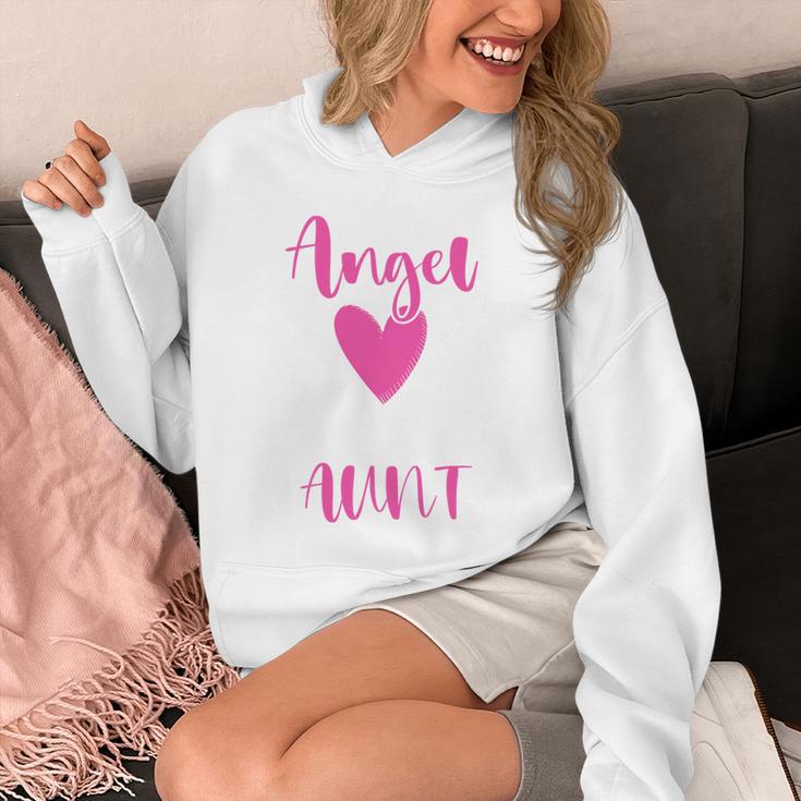 Memory Of My Aunt I Was Her Angel Now She Is Mine Heaven Unisex Hoodie