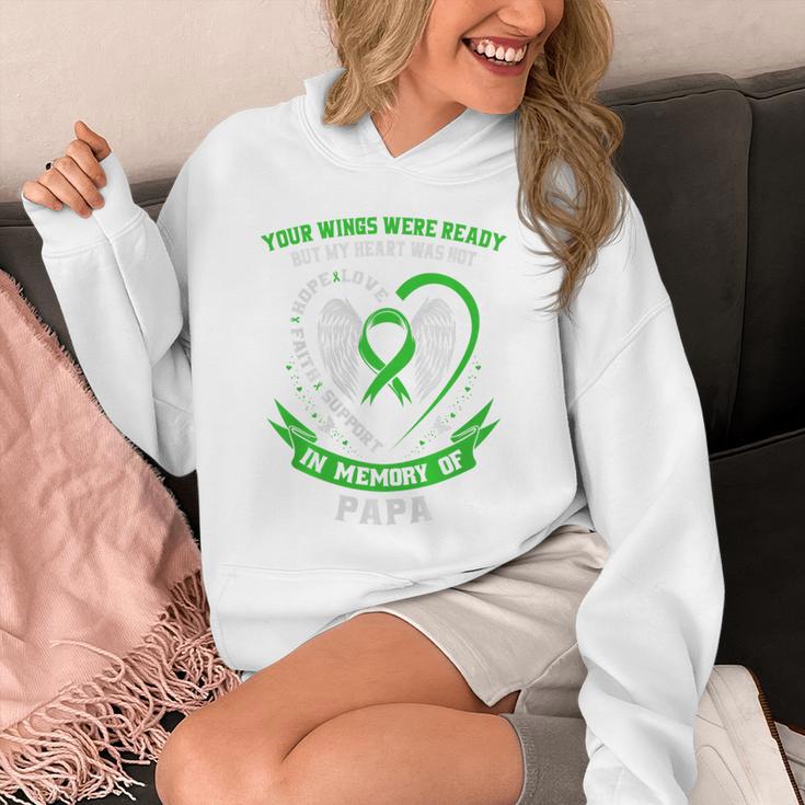In Memory Of Papa Non Hodgkins Lymphoma Awareness Cancer Premium Unisex Hoodie