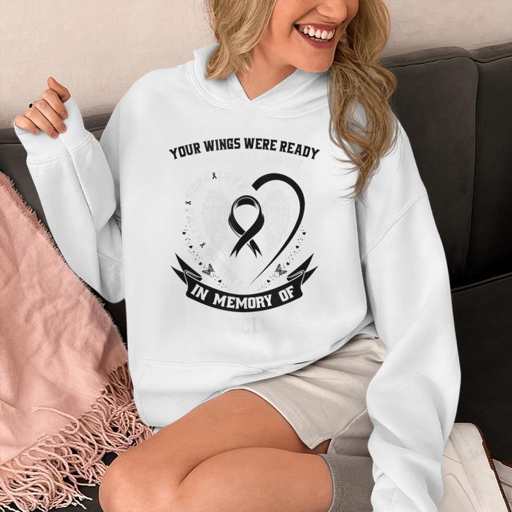 In Memory Of Uncle Melanoma Cancer Awareness Memorial Unisex Hoodie
