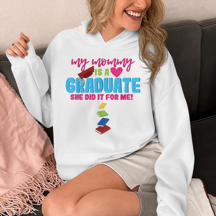 My Mommy Is A Graduate Proud Son Daughter T-Shirt Graduation Unisex Hoodie