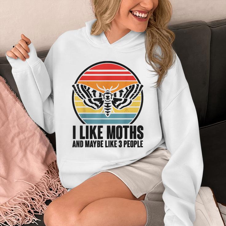 I Like Moths And Maybe 3 People Insect Moth Lovers Introvert Unisex Hoodie I Like Moths And Maybe 3 People Insect Moth Lovers Introvert Unisex Hoodie