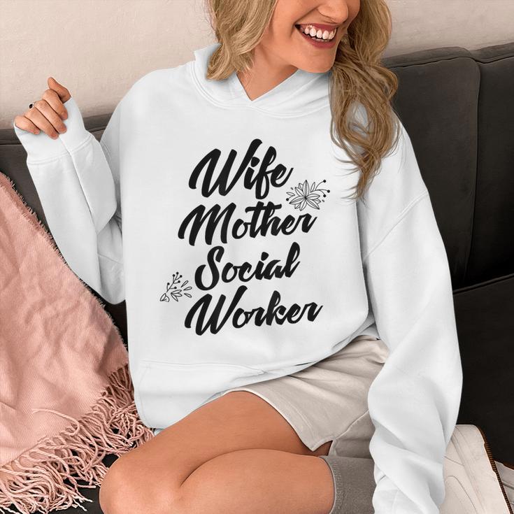 MSW Mom Graduation T-Shirt Social Worker Wife Mother Unisex Hoodie