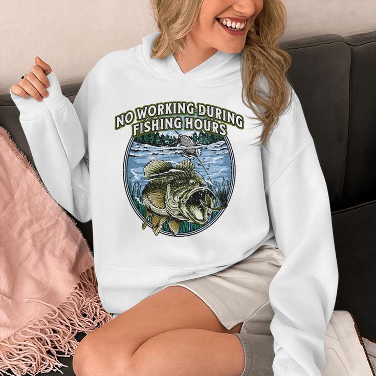 No Working Fishing Hours Introvert Lifestyle Antisocial Unisex Hoodie