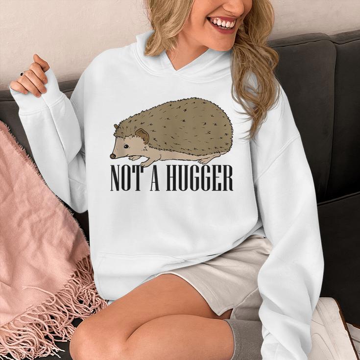 Not A Hugger Hedgehog Introvert Sarcasm Antisocial Unisex Hoodie Not A Hugger Hedgehog Introvert Sarcasm Antisocial Unisex Hoodie