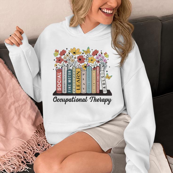 Occupational Therapy Wildflower Book OT Therapist Assistant Unisex Hoodie