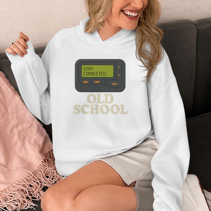 Old School 90s Pager Retro Nostalgia Vintage Tech Gen Unisex Hoodie