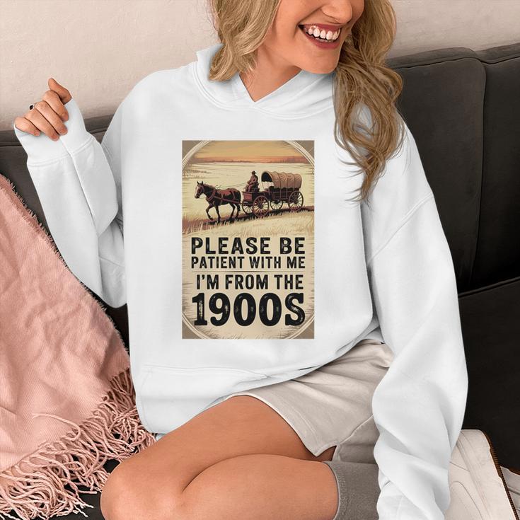 Be Patient With Me I'm From The 1900s Birthday Retirement Premium Tri-Blend Unisex Hoodie