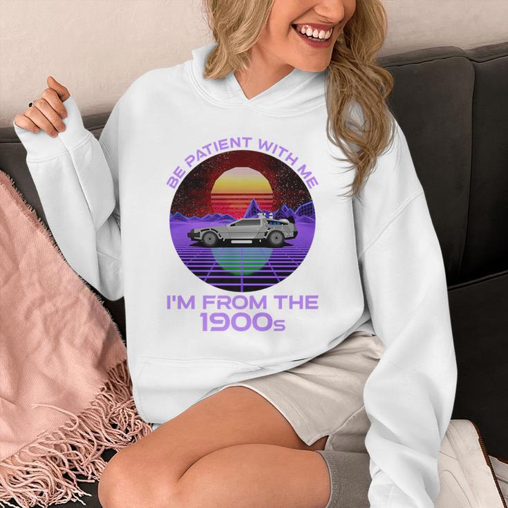 Be Patient With Me I'm From The 1900s Synthwave Premium Unisex Hoodie