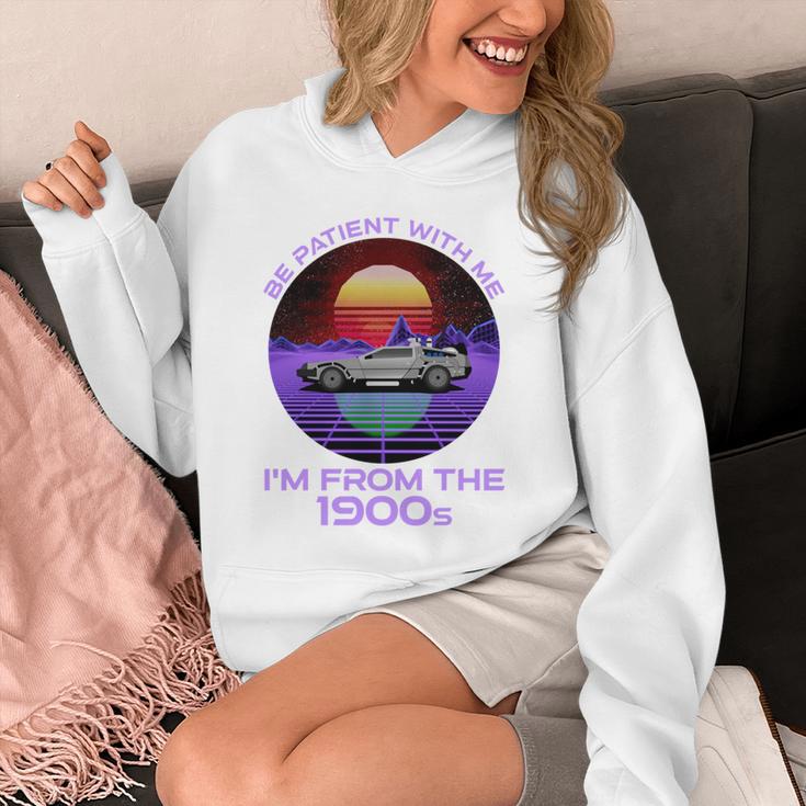 Be Patient With Me I'm From The 1900s Synthwave Unisex Hoodie