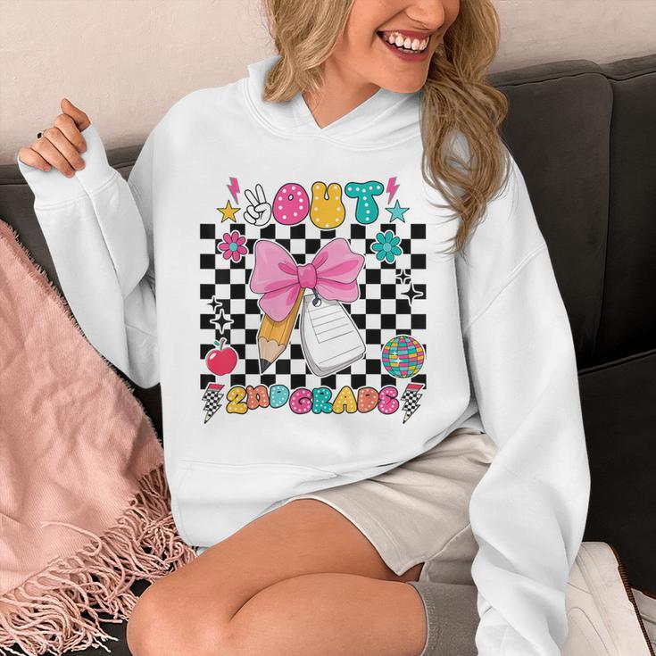 Peace Out 2nd Grade Graduation Last Day School Second Grade Unisex Hoodie