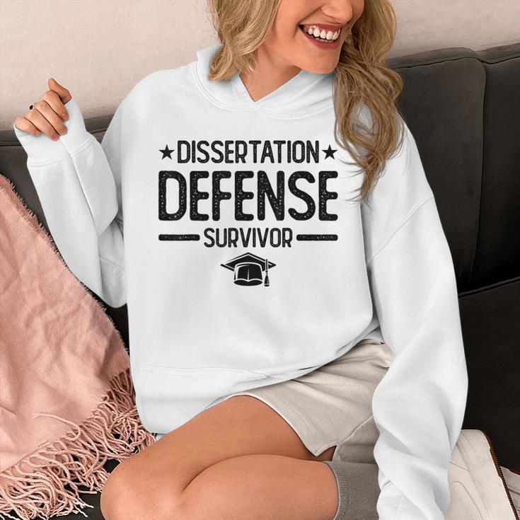 PhD Graduation Dissertation Defense Survivor PhD Unisex Hoodie