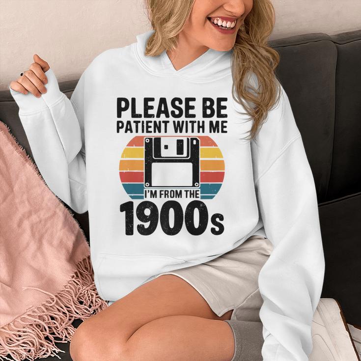 Please Be Patient With Me I'm From The 1900s Floppy Disk Premium Unisex Hoodie