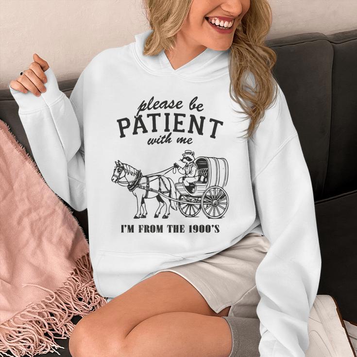 Please Be Patient I'm From The 1900s Raccoon Lover Premium Unisex Hoodie