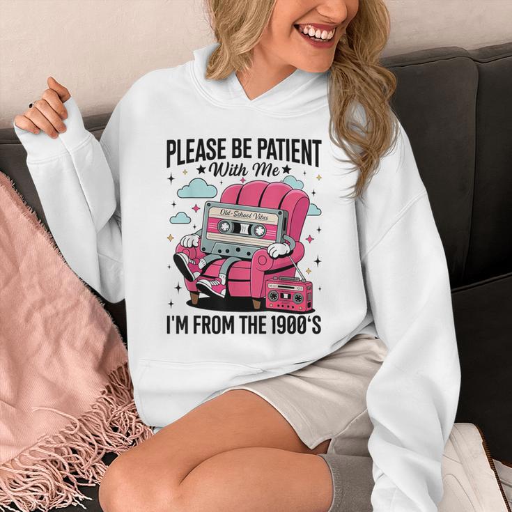 Please Be Patient I'm From The 1900s Retro Cassette Unisex Hoodie Please Be Patient I'm From The 1900s Retro Cassette Unisex Hoodie