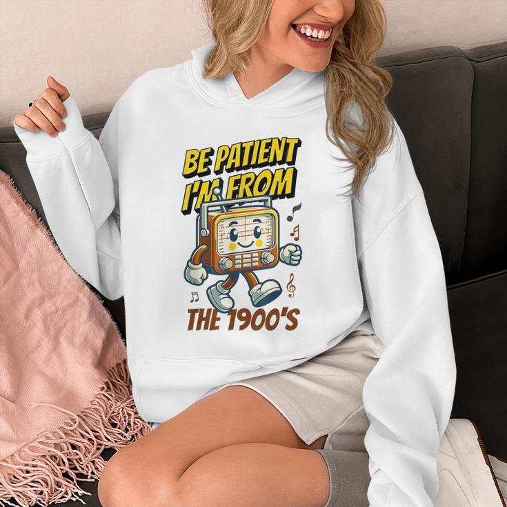 Please Be Patient With Me I'm From The 1900s Vintage Radio Unisex Hoodie