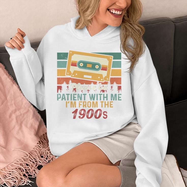 Please Be Patient-With Me I'm From The 1900s Retro Music Premium Unisex Hoodie
