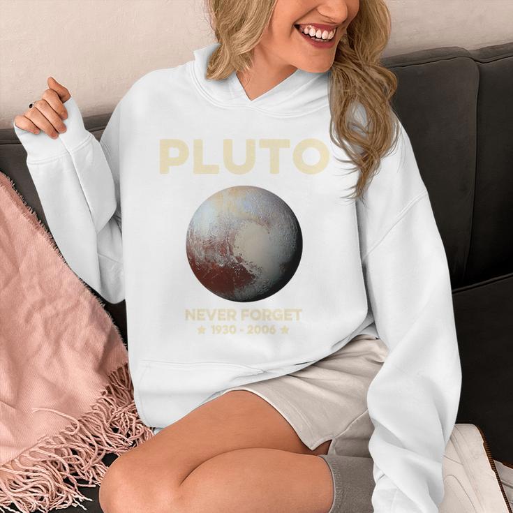 Pluto Never Forget 1930-2006 Planet Space Science Nostalgia Premium Tri-Blend Unisex Hoodie