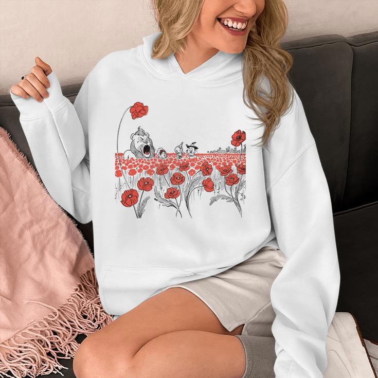 Poppy Field Wizard Of Oz Cowardly Brave Lion Book Unisex Hoodie Poppy Field Wizard Of Oz Cowardly Brave Lion Book Unisex Hoodie