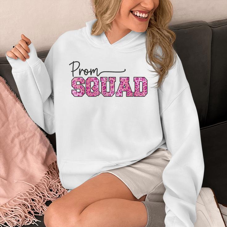 Prom Squad Prom Graduation Class Of 2024 Leopard Matching Unisex Hoodie