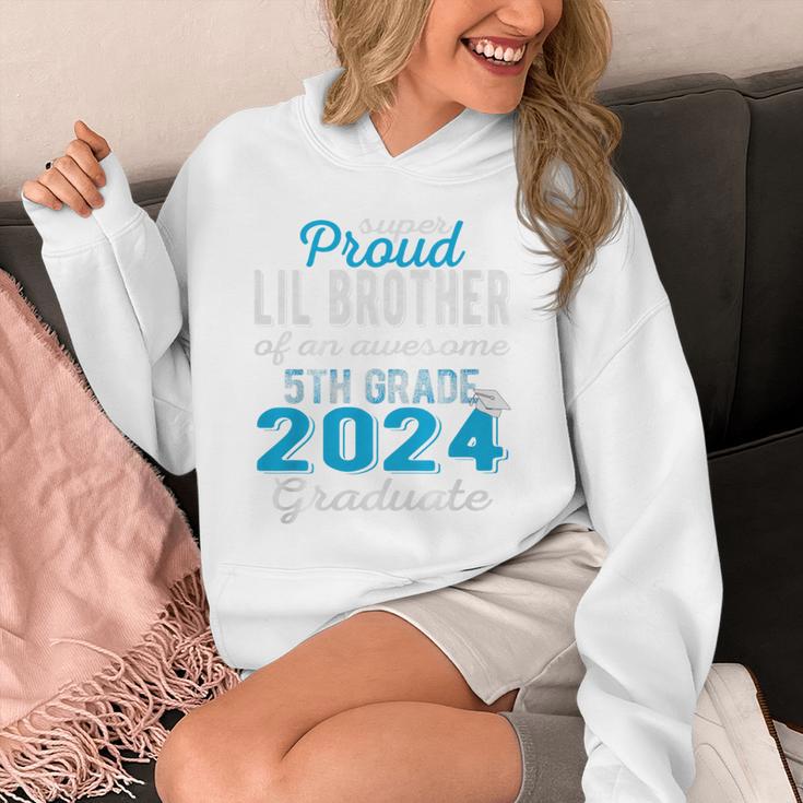 Proud Little Brother Of 5th Grade Graduate 2024 Graduation Premium Unisex Hoodie