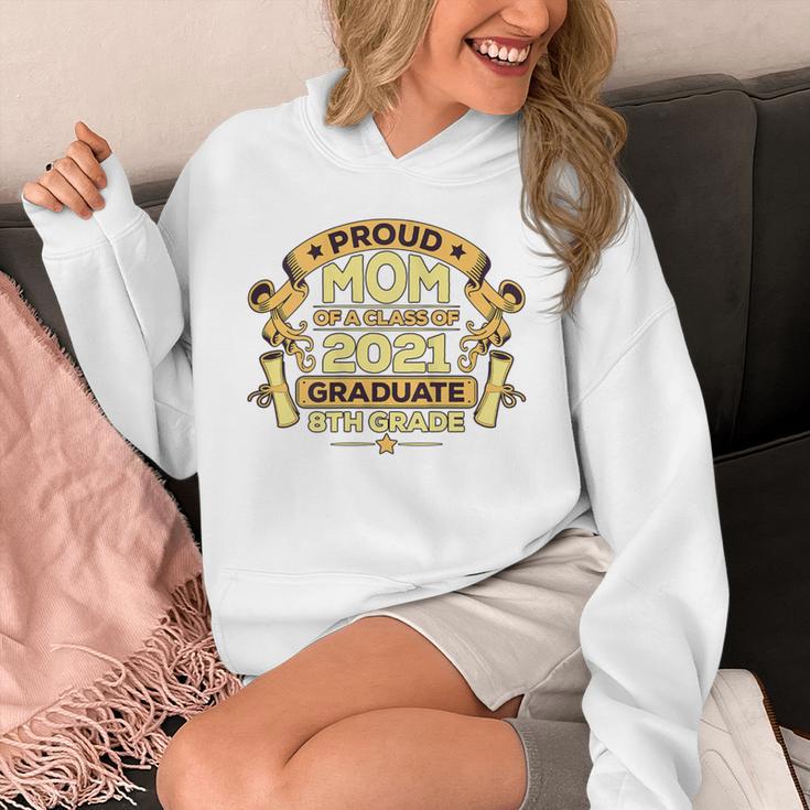 Proud Mom Graduation Of 8th Grade Graduate Unisex Hoodie