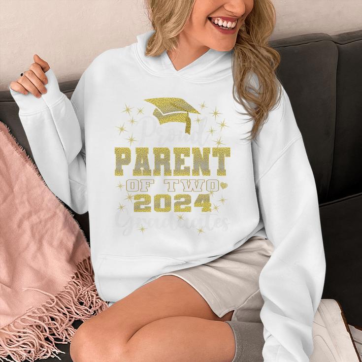 Proud Parent Of Two 2024 Graduate Class 2024 Graduation Premium Unisex Hoodie
