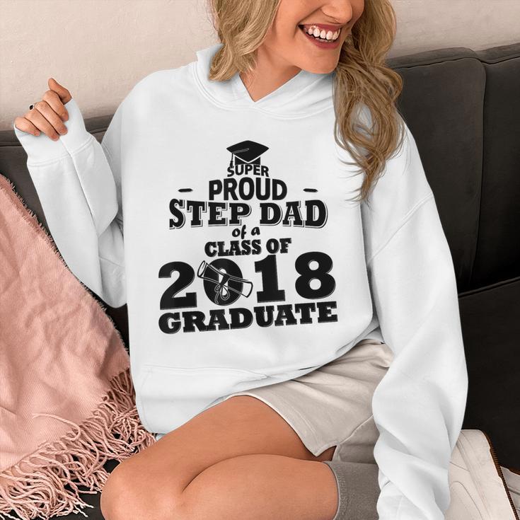 Proud Step Dad Of A Class Of 2018 Tee Graduate Graduation Z1 Unisex Hoodie