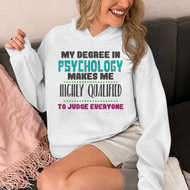 Qualified Psychologist PhD PsyD Shirt Graduation Unisex Hoodie