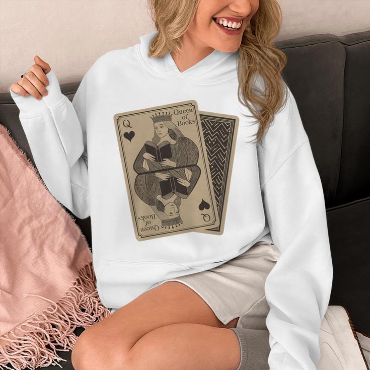 Queen Of Books Playing Card Aesthetic For Book Lovers Premium Tri-Blend Unisex Hoodie Queen Of Books Playing Card Aesthetic For Book Lovers Premium Tri-Blend Unisex Hoodie