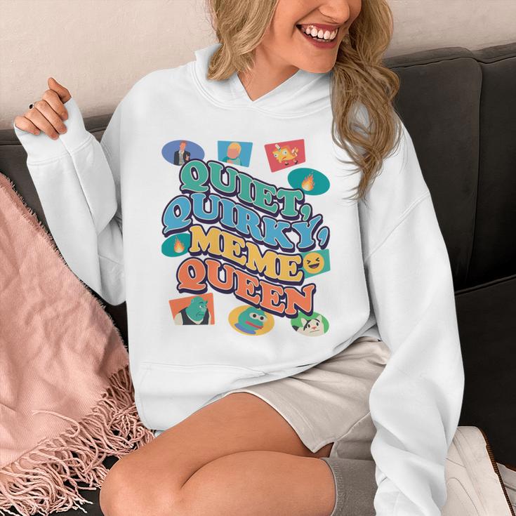 Quiet Quirky Meme Queen Introvert Anti People Meme Lovers Unisex Hoodie Quiet Quirky Meme Queen Introvert Anti People Meme Lovers Unisex Hoodie