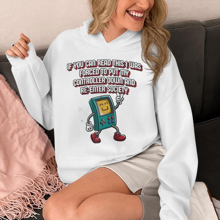 If You Can Read This Gamer Humor Gaming Introvert Raglan Baseball Tee Unisex Hoodie If You Can Read This Gamer Humor Gaming Introvert Raglan Baseball Tee Unisex Hoodie